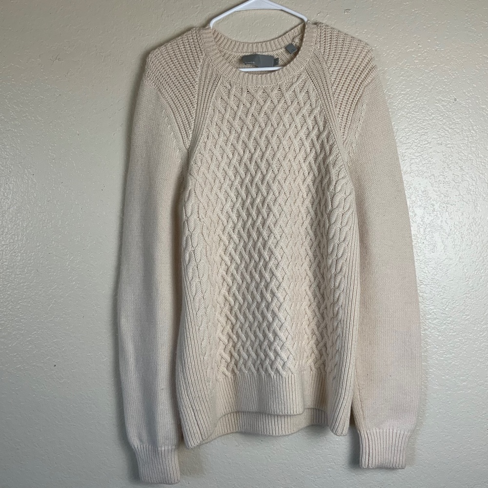 Vince. Men Fisherman Style Crewneck Sweater